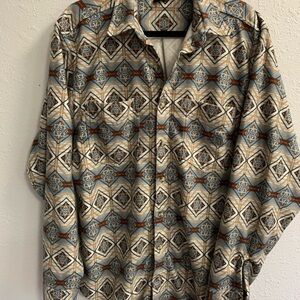 The North Face flannel shirt size extra large